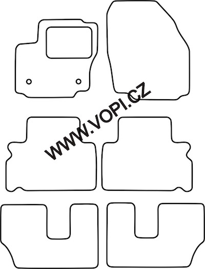 Autokoberce Ford S-Max 7 míst 2016 - Autofit (1495)